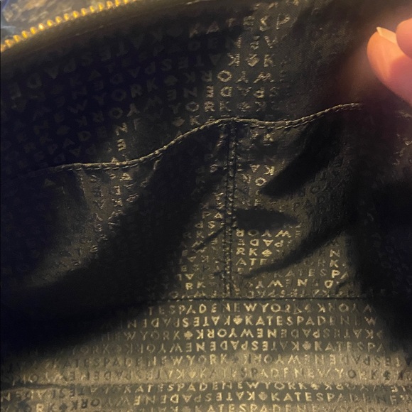 Lightly used Kate Spade ♠️ Satchel with Cosmetic bag. - Picture 11 of 12